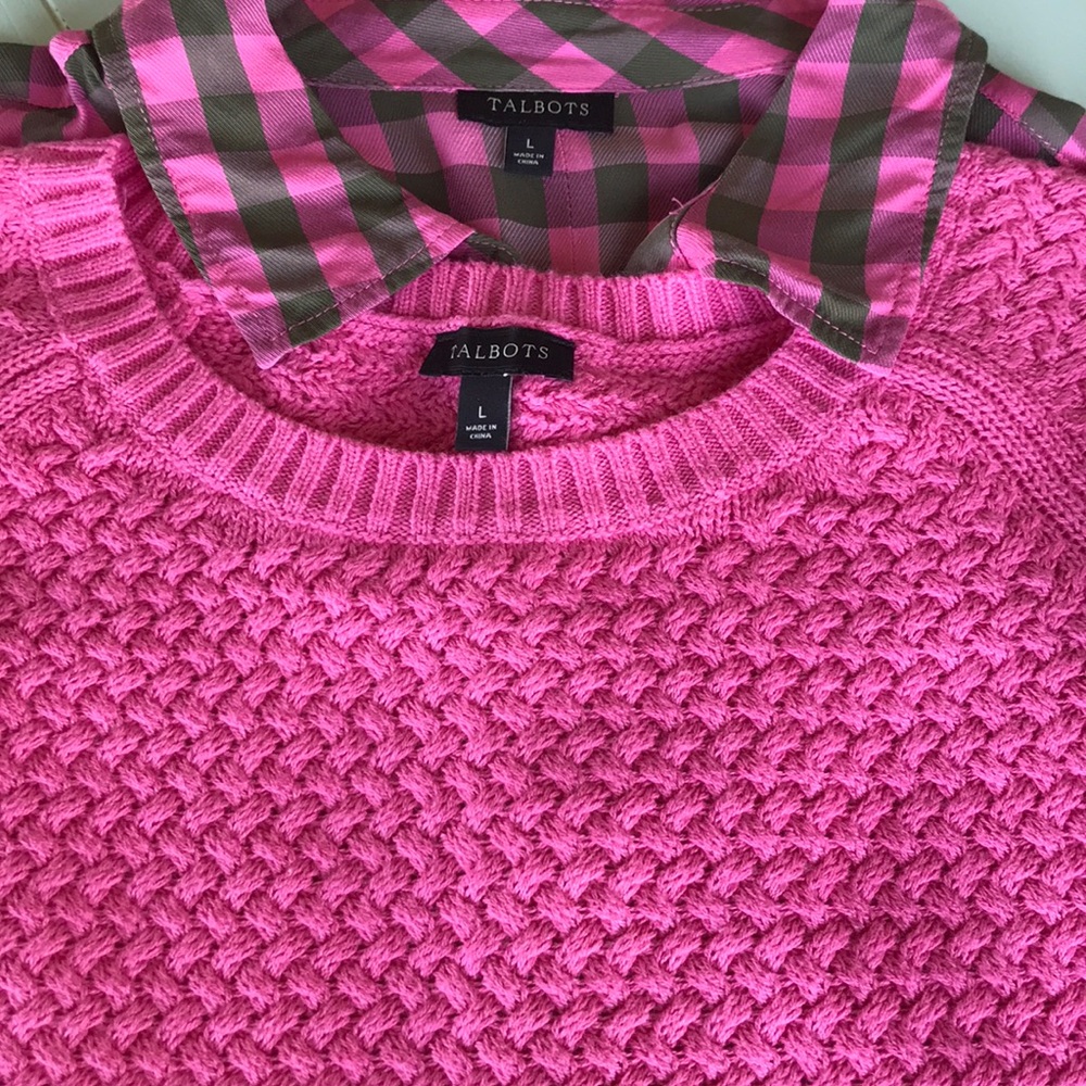 Talbots Long Sleeve Shirt & Sweater
